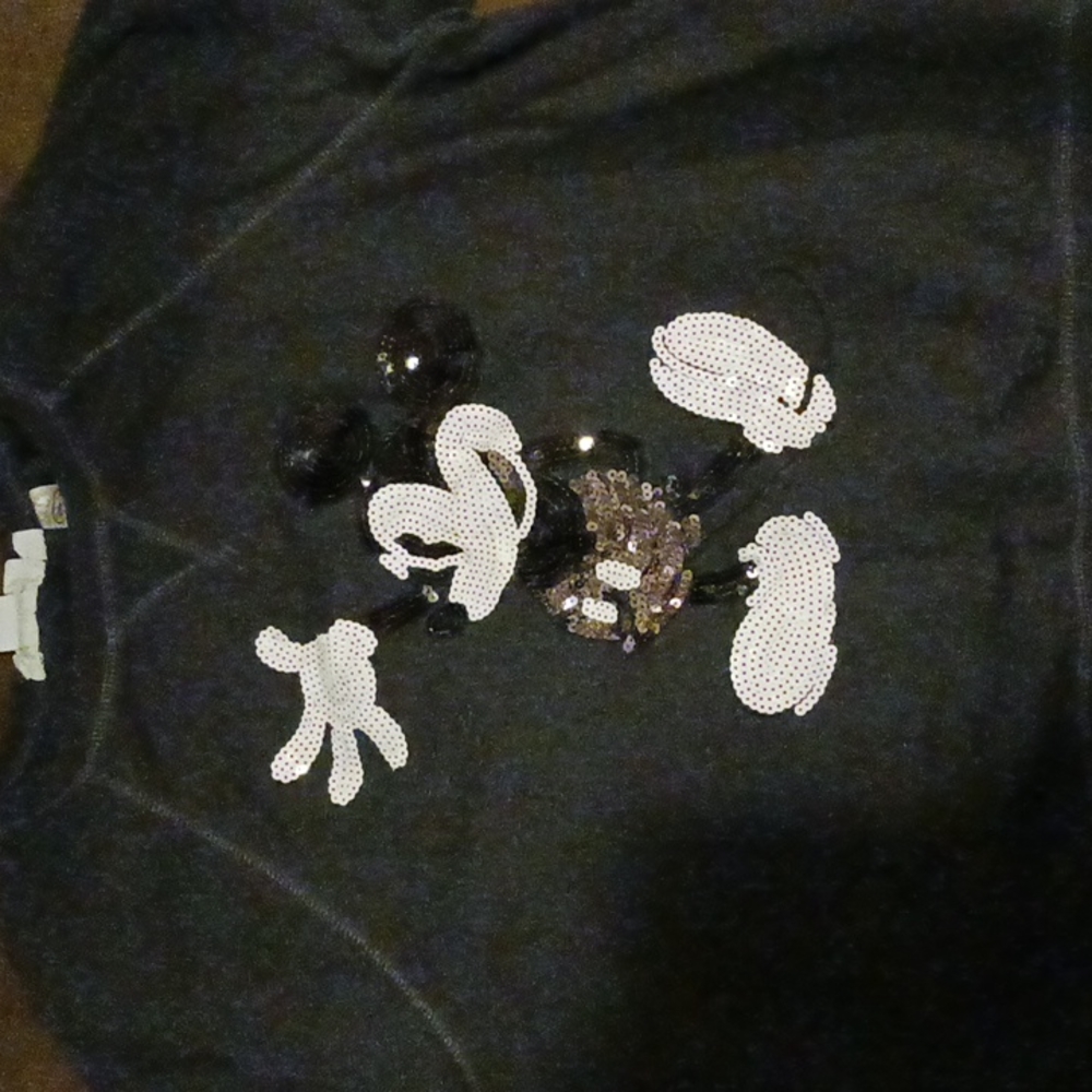 A Mickey Mouse sweater